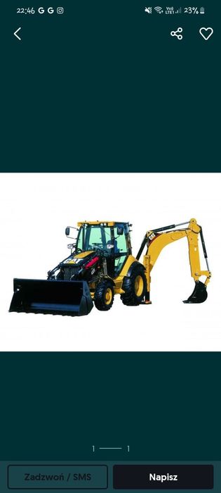 usługi koparko-ładowarką wynajem wykopy niwelacja katowice
