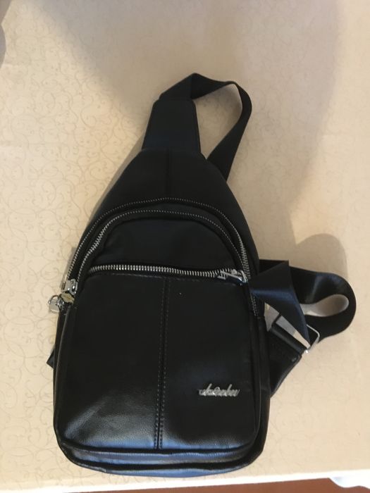 Сумка кожа через плечо