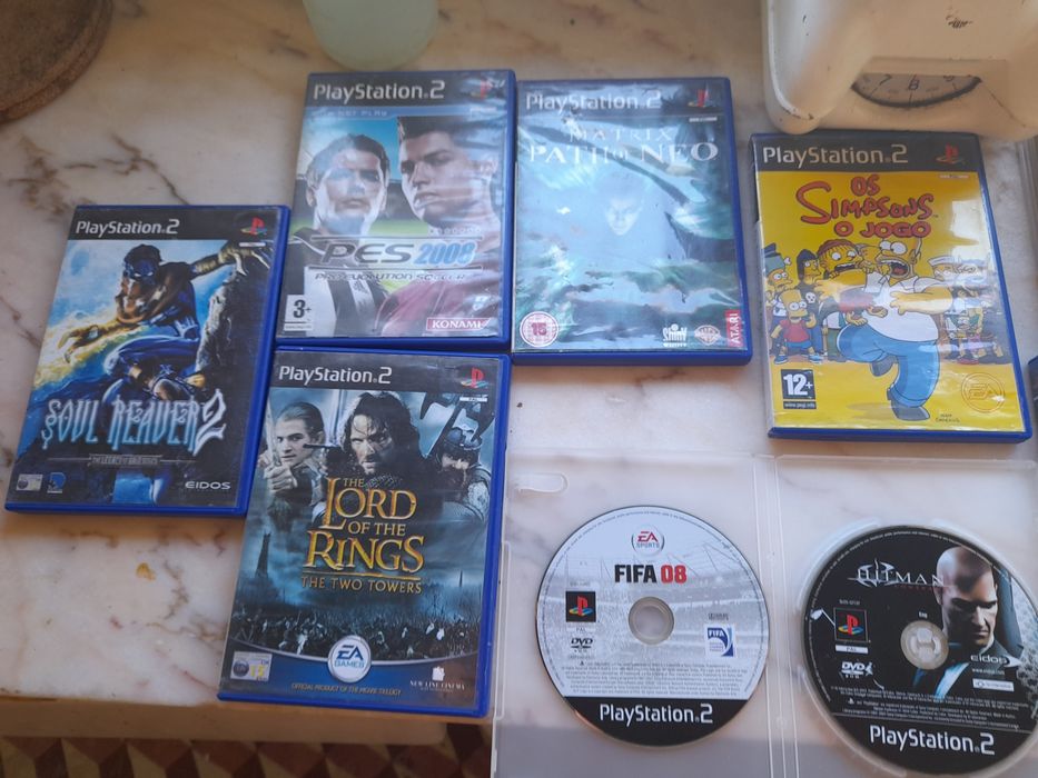 Jogos ps 2 todos com caixa