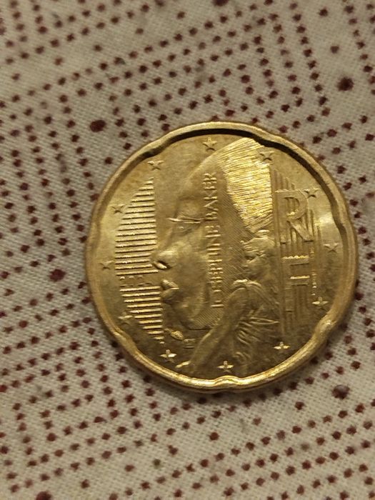 moeda Rara de 20 cêntimos 2024  Josephine Baker (França) – Nova