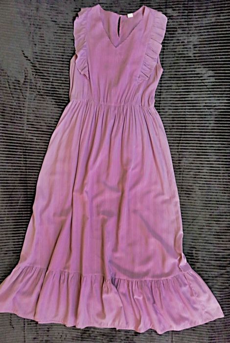 Літня сукня SHEIN бузкова з воланами Розмір S - M