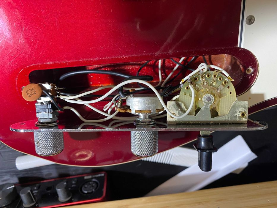 ESP Edwards E-TE-100CTM/LT Telecaster Candy Apple Red Lacquer Taste