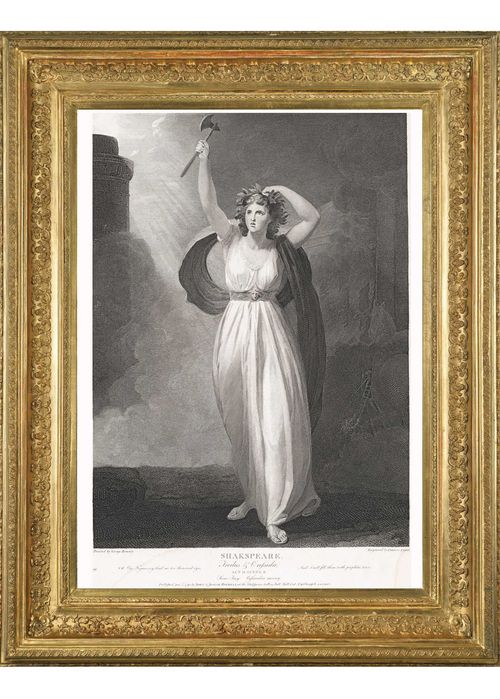 1795 rok Szekspir, Cassandra Raving, wymiar 38cm x 53cm