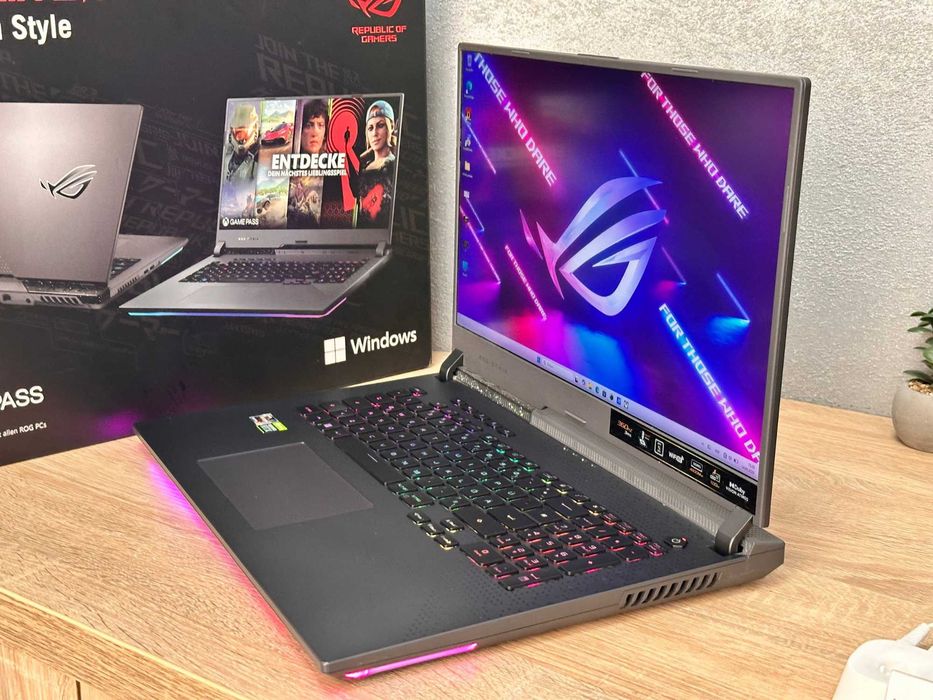Asus Rog Strix G713RM G17.3" 360Hz R9-6900HX RTX3060 6GB 140W DDR4 16GB DDR5/SSD 1TB/ідеальний стан! Ігровий Ноутбук Гарантія 3 міс!Магазин! /Асус РОГ