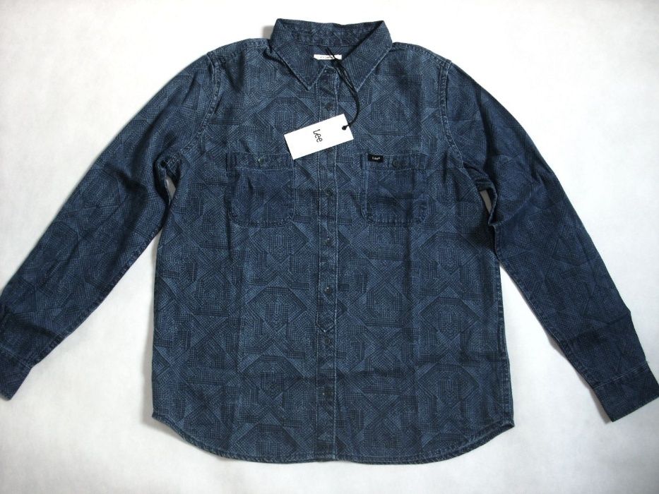 Koszula LEE Dżinsowa Jeans Wzór NOWA 38 40