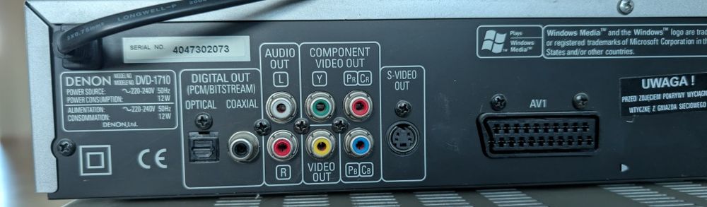 Denon AVR-1705 + DVD 1710