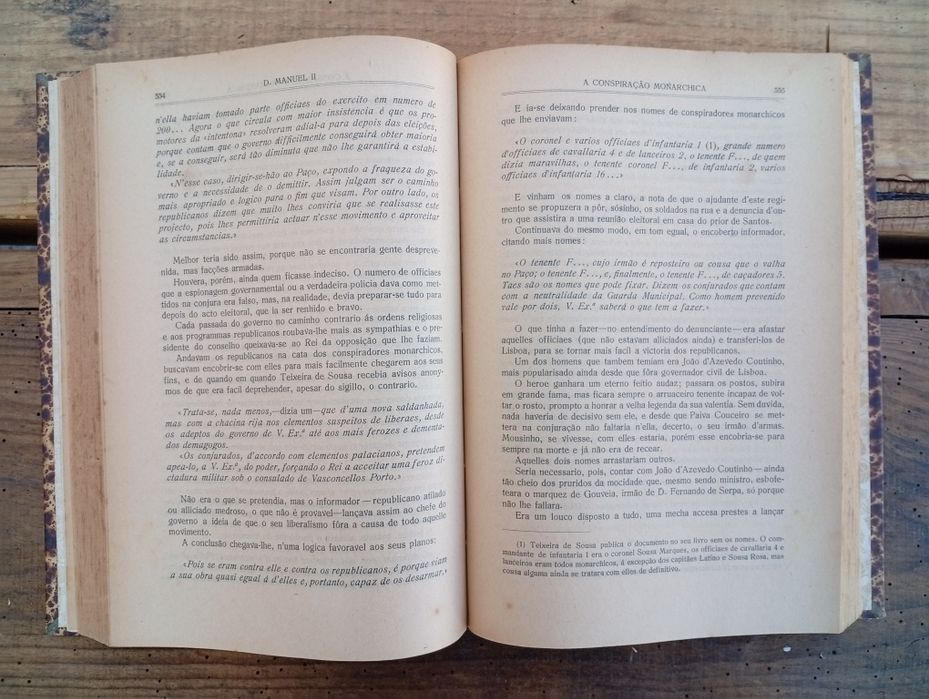 obra "D. Manuel II: Memórias para a História do seu Reinado"