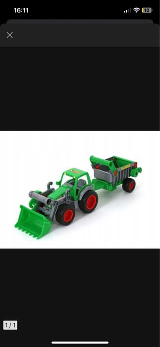 Traktor wader z ładowarką i naczepą nowy