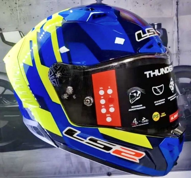 Capacete NOVO Carbono Total LS2 Thunder Gas (35% Desconto) Tam L-XL