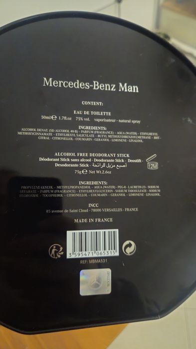 Perfume Mercedes Coffret
