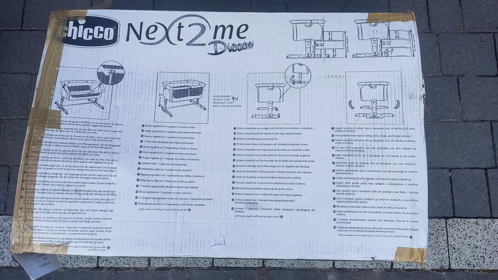 Łóżeczko dziecięce dostawne dostawka , kołyska Chicco