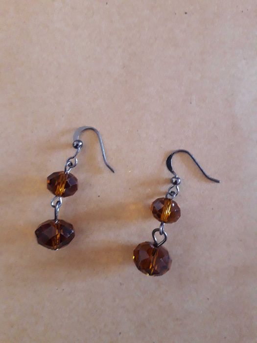 Glamoroso e sofisticado colar NIQUEA.D + par de brincos do conjunto