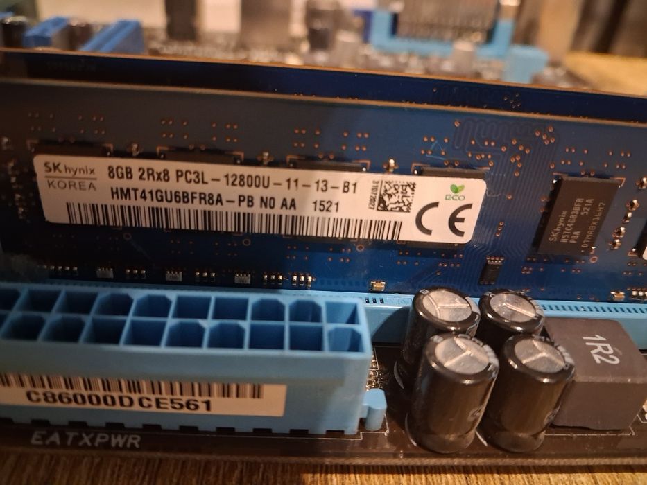 Plyta glówna + ram 16 gb 12800u + i5 2400s