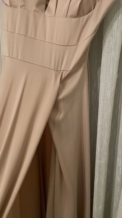 Vestido Cerimónia Beje