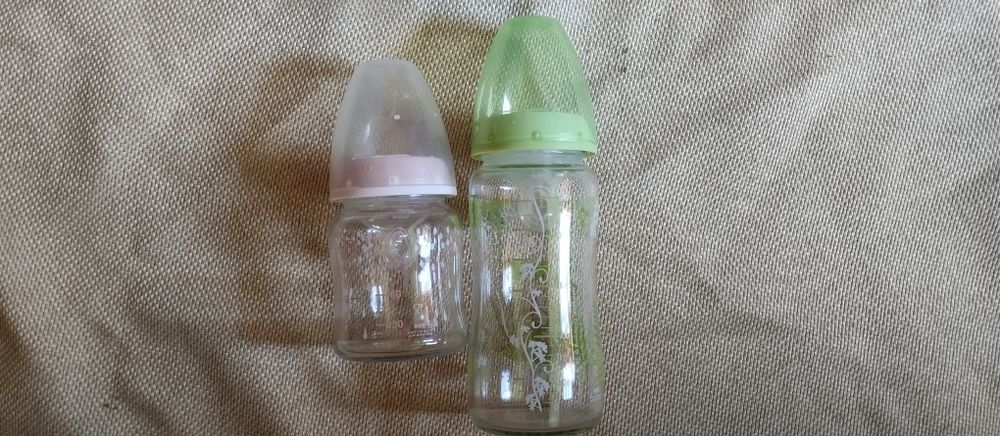Детские бутылочки Nuk стекло