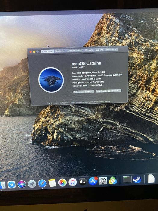 Imac finais 2013 1TB + teclado e rato Apple Magic originais