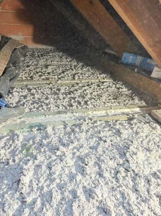 Naprawa dachu po kunach. Izolacja celulozą. Termowizja