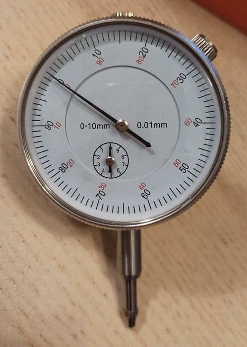 Precyzyjny czujnik zegarowy 0-10mm,  NOWY