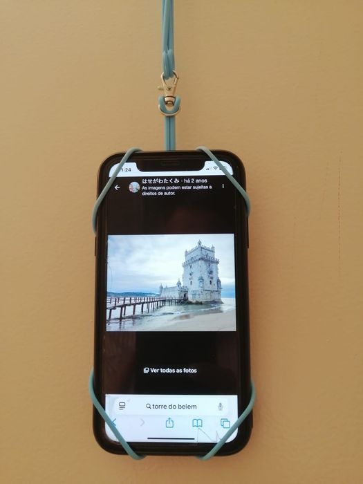 Suporte de pescoço para telemóvel