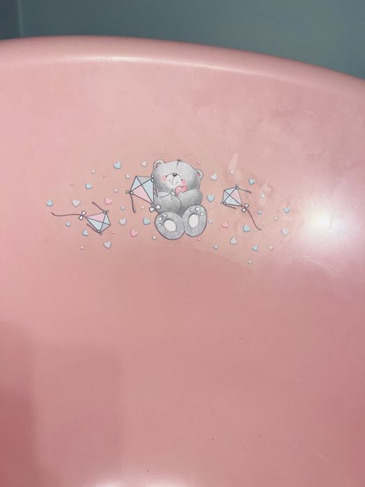 Stelaż + wanienka dziewczęca duża