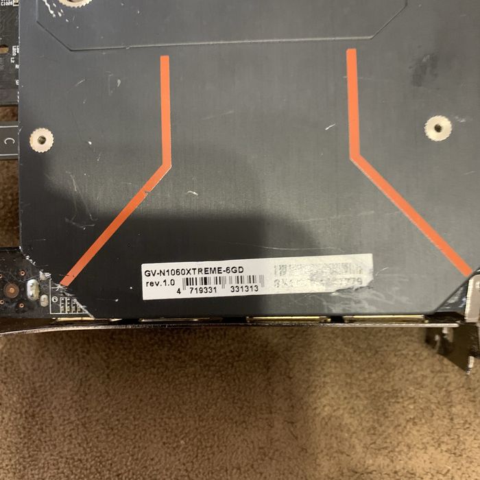 GTX 1060 6GB GDDR5 Gigabyte Xtreme Gaming