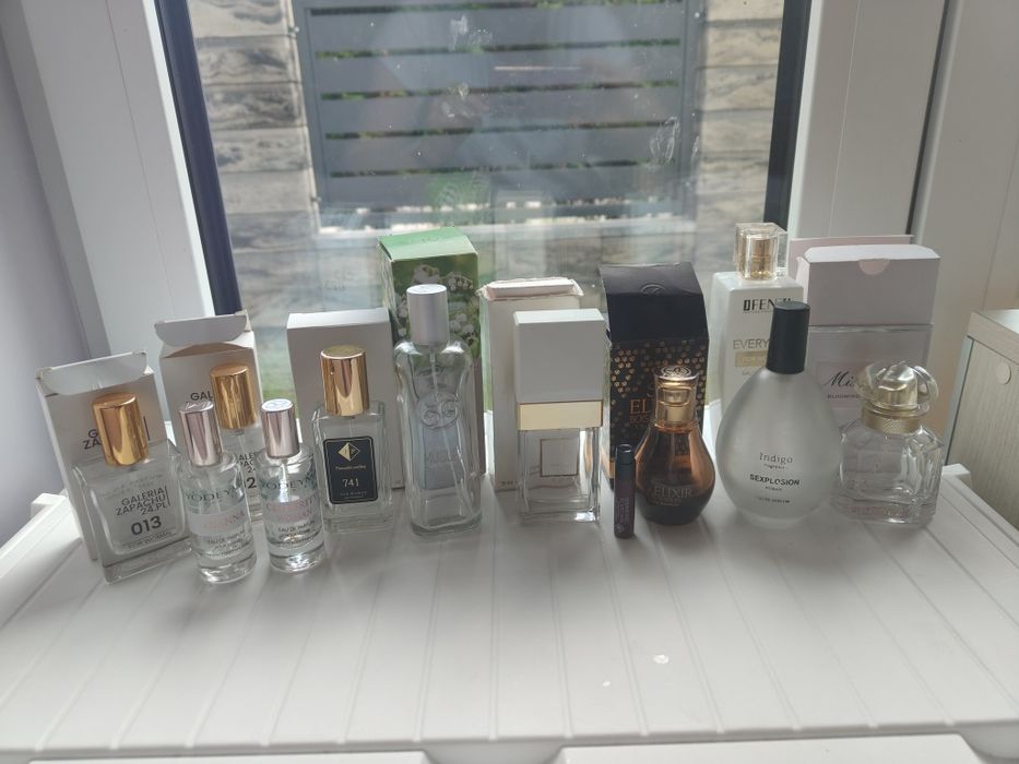 Flakoniki po perfumach Coco Chanel mademoiselle Guerlain i inne