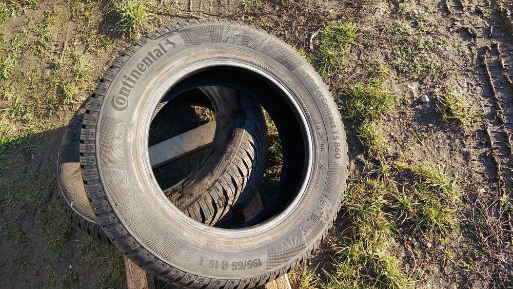 Opony zimowe 2x 195/65r15 91T Continental WinterContact TS860 + MONTAŻ