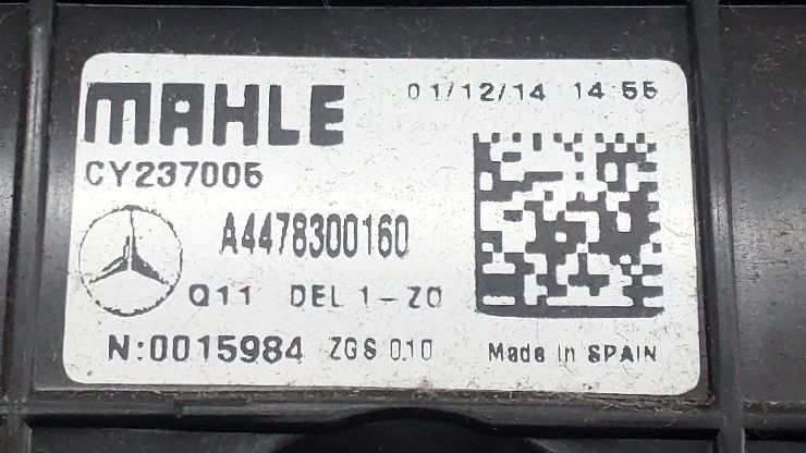 Chauffage / sofagem completa MERCEDES-BENZ Vito (W447)