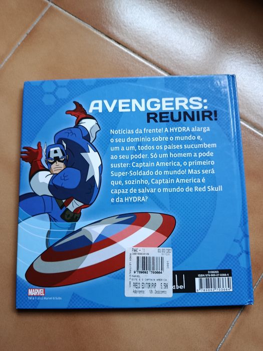 Livre: este é captain America