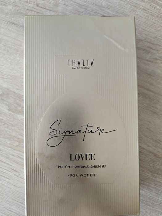 Жіночий парфумерний набір EDP+мило Lovee THALIA Signature, 50 мл+100 г