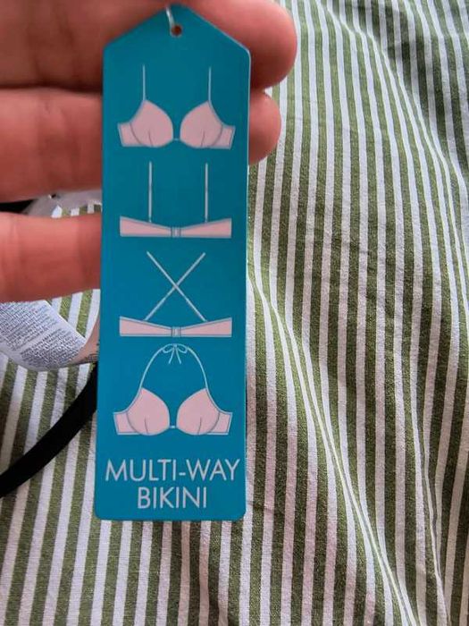 Strój kąpielowy czarny Censored 75C, XL