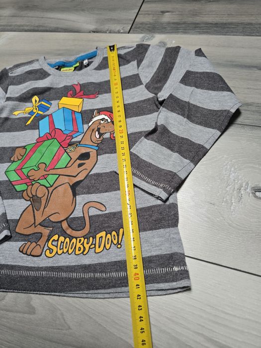Scooby Doo koszulka bluzka z długim rękawem chłopięca rozmiar 110 świąteczna