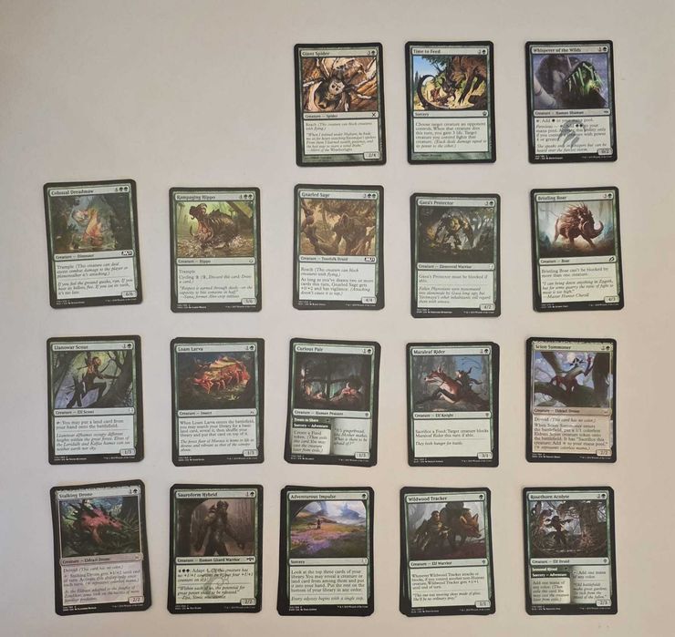 Cartas Magic - Verdes