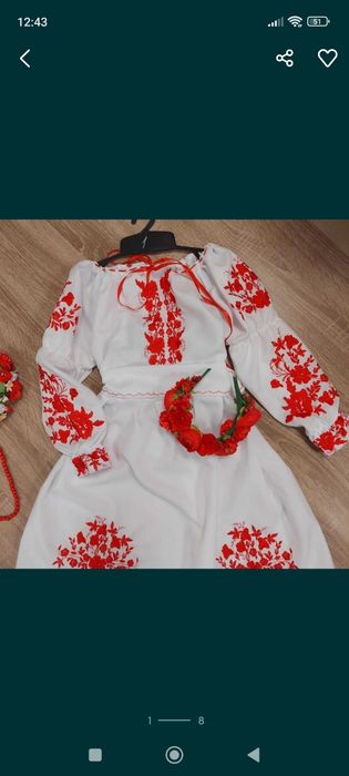 Вишиванка, Вишите плаття