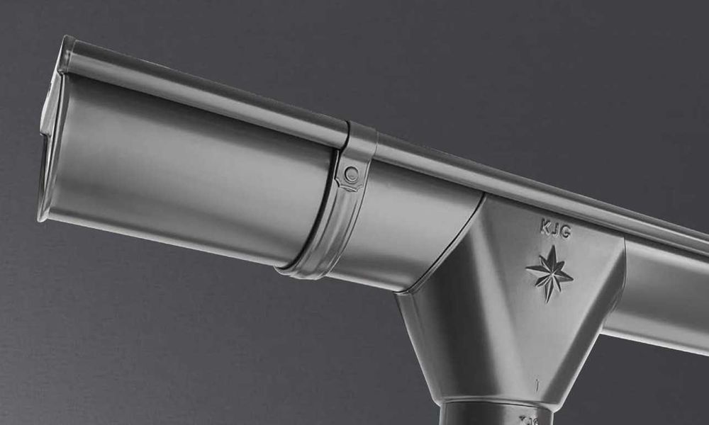 KJG rynna lej rura kolano denko mufa hak sztucer ocynk i kolor RAL