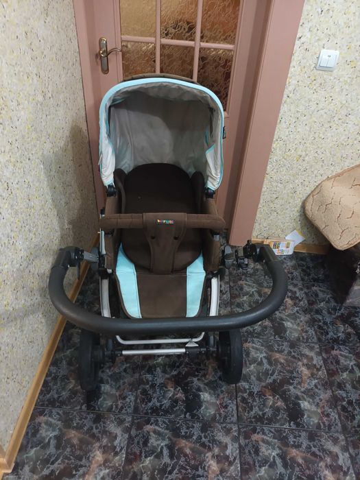 Коляска детская  прогулка ABG Avus Babyzone алюминий