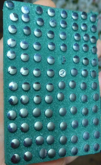 Coroas, 6.5 mm,chromees,silver color,swiss made,old stock