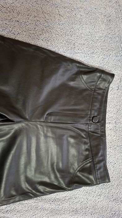 Кожані шкіряні брюки