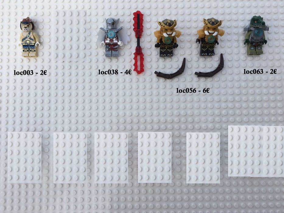 Minifiguras Lego City, Classic, Minecraft, space, etc