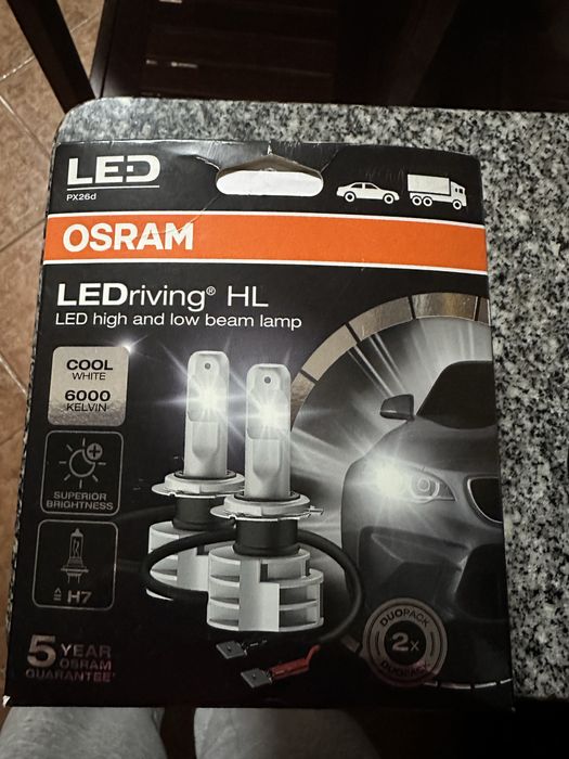 Vendo Lâmpadas h7 led OSRAM