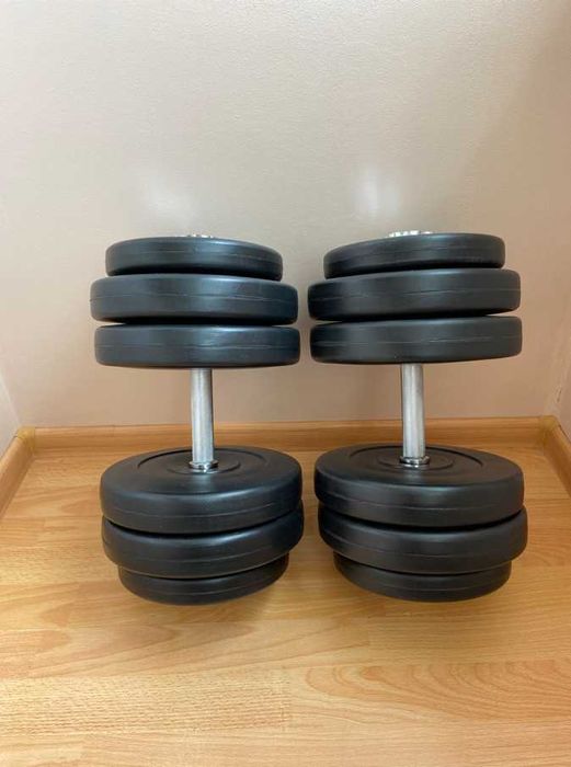 Гантелі розбірні композитні 2 по 28 кг гантели разборные 2 на 28 кг
