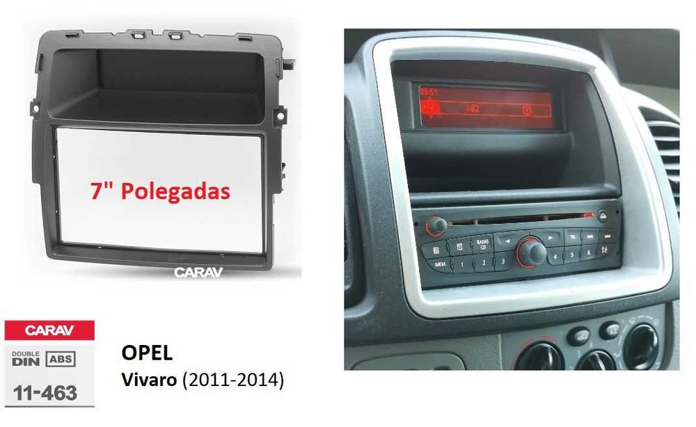 (NOVO) Rádio 2DIN • OPEL Vivaro (Desde 2001 a 2019) • Android [4+64GB]