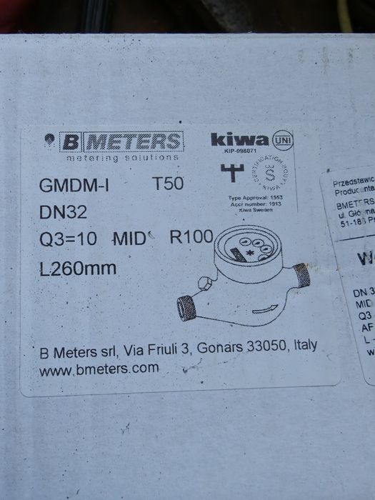 Wodomierz B-meters DN32
