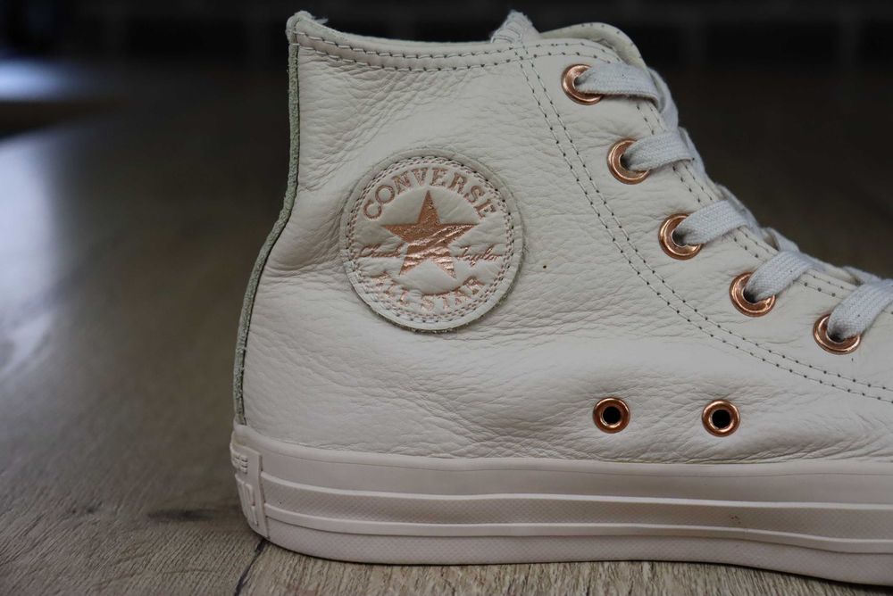 Converse skórzane damskie trampki 39 ( 24,5 cm)