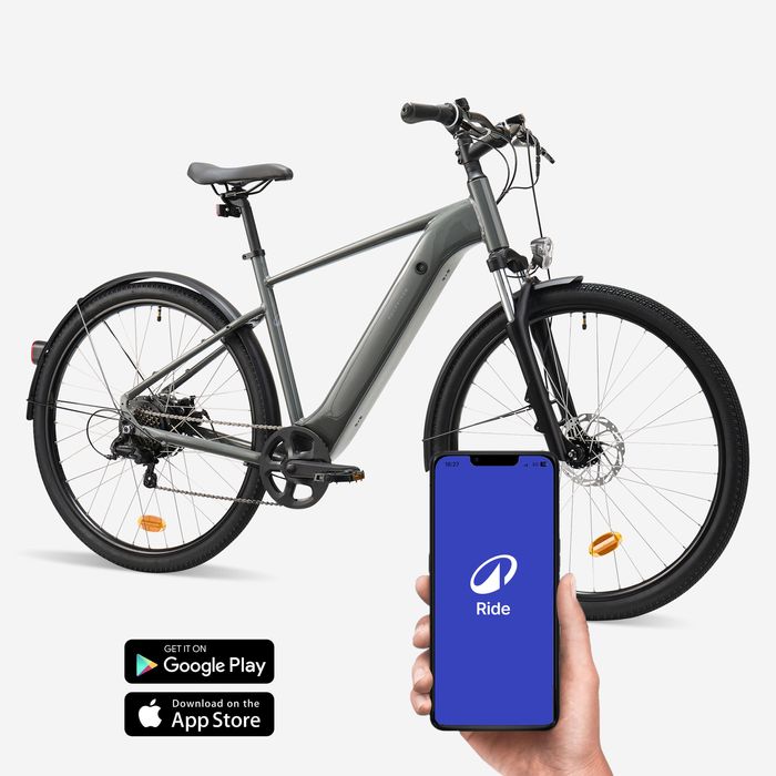 Bicicleta de Trekking Elétrica Quadro Alto E-Actv 100