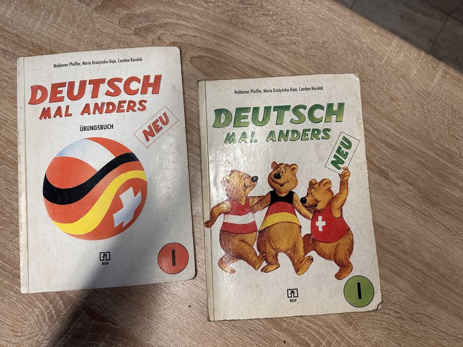 Deutsch mal anders podręcznik i ćw. do j. niemieckiego.Cena za kpl