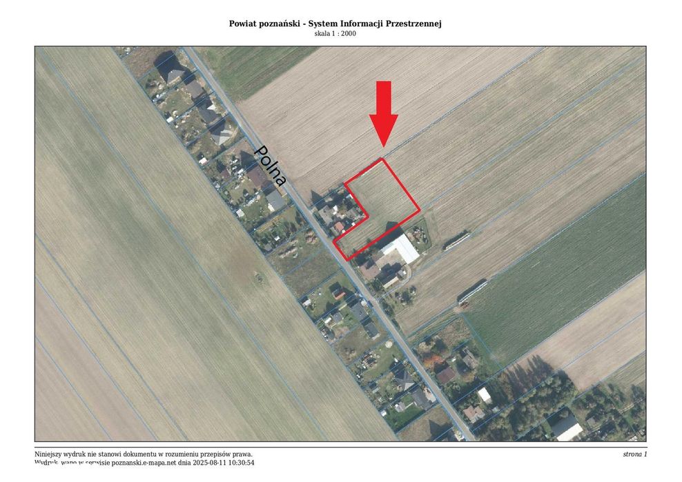 Działka budowlana w zabudowie zagrodowej 3000 m² - Widok 5