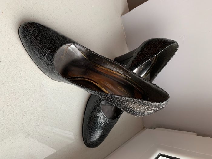 Buty szpilki czółenka wysoki gruby wygodny obcas GINO ROSSI 39,5