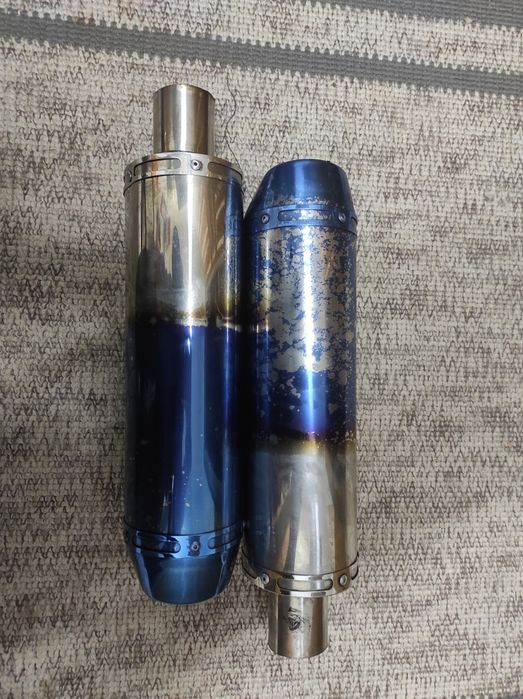 Мото Прямоток Прямоточний Глушник для Мотоциклу Скутера Мопеда Вихлоп