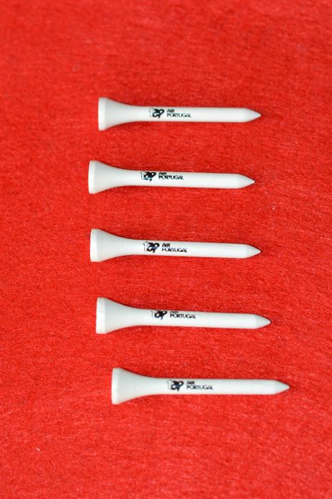 TAP AIR PORTUGAL - Conjunto de suporte de Bolas de golf - anos 80